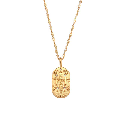 Delicate Astrology Tarot Pendant Necklace
