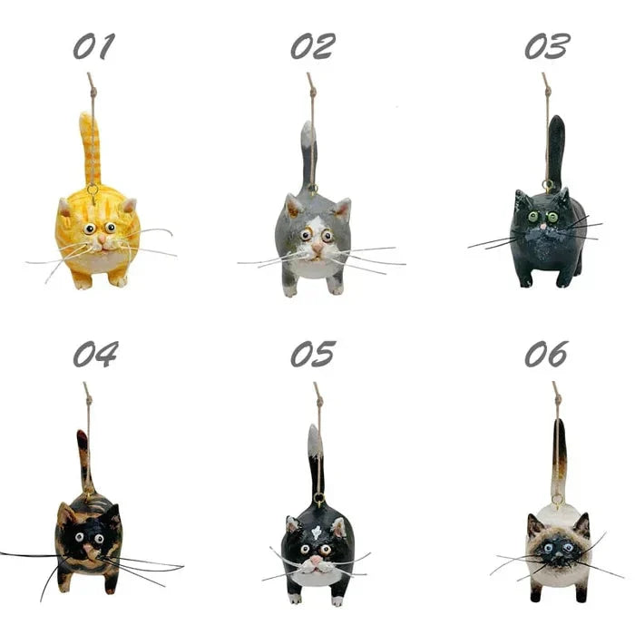 Adorable Small Cat Collectible Figurine