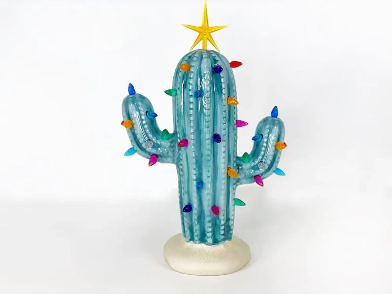 Halri GlowCactus - Low Maintenance Festive Table Lamp