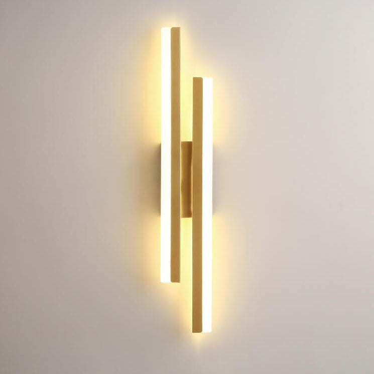 Sleek LED Wall Light | Slim Iron & Acrylic Lamp
