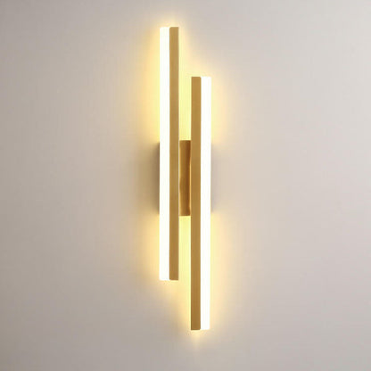 Sleek LED Wall Light | Slim Iron & Acrylic Lamp