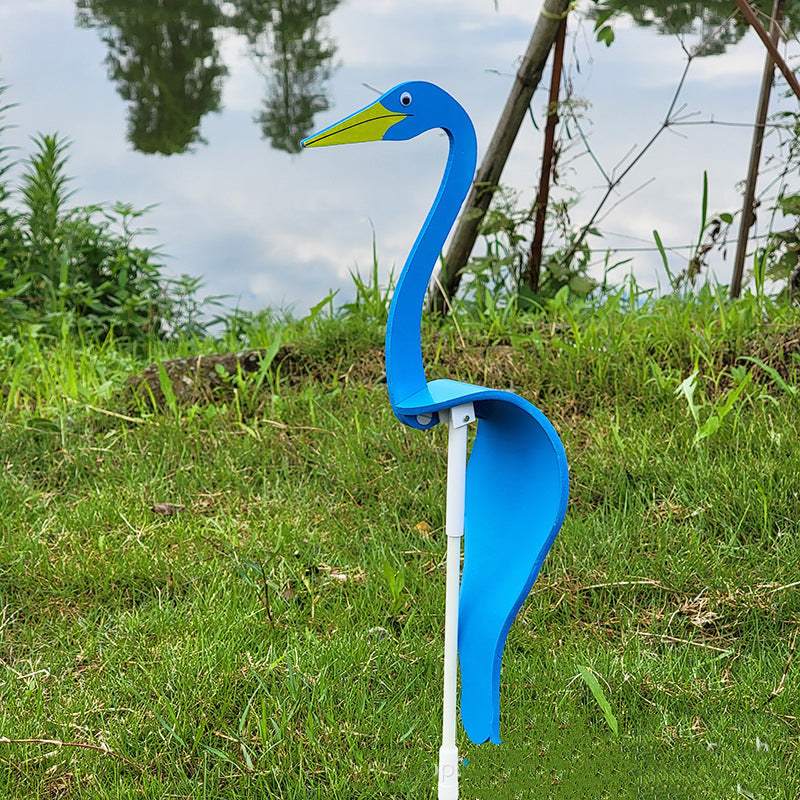 Colorful Pink Flamingo Yard Ornament