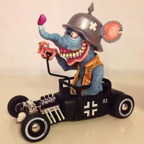 Spooky Rat Fink Figurine Halloween Decor