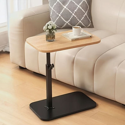 Space Saving End Table – Wooden and Metal Frame