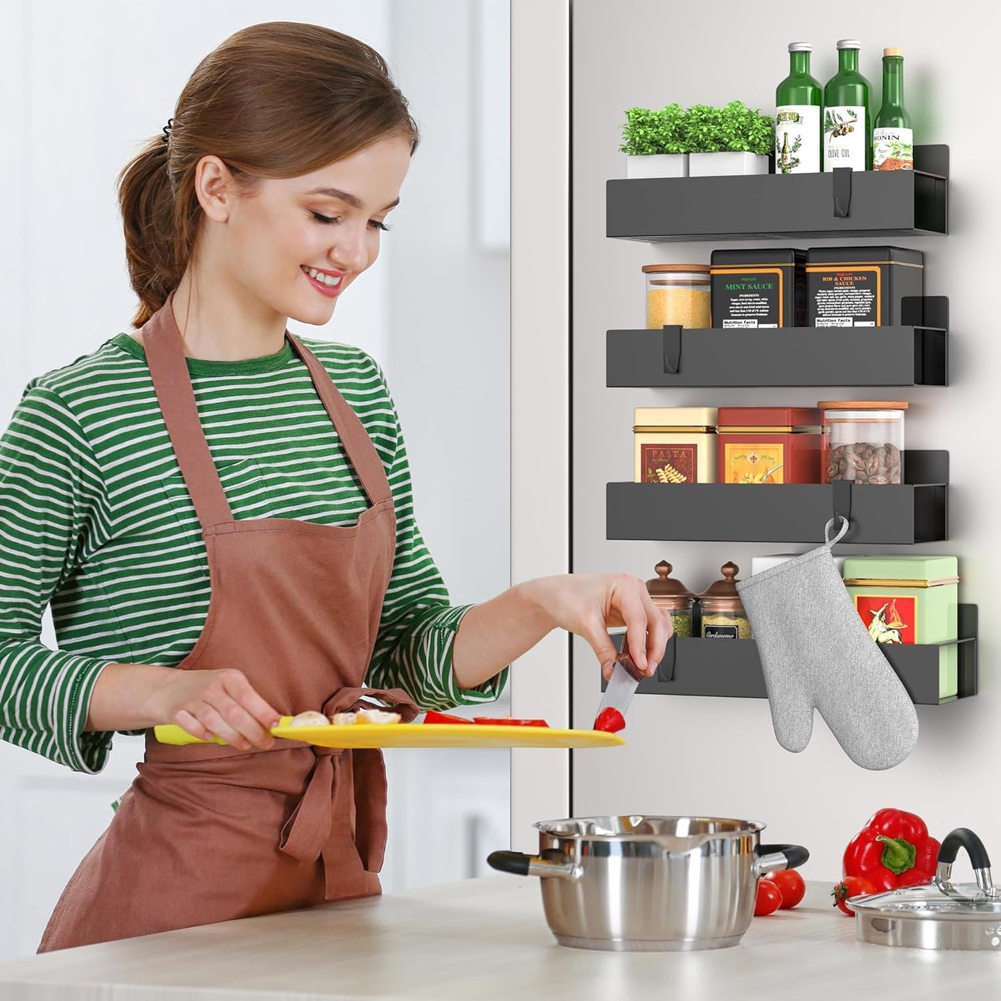 Modern Space Saving Kitchen Rack