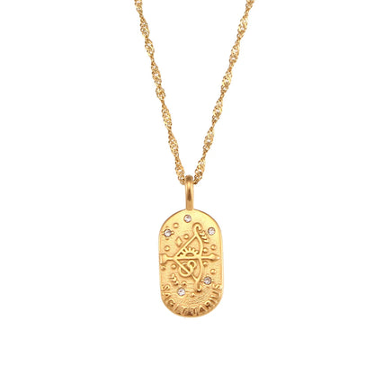 Delicate Astrology Tarot Pendant Necklace