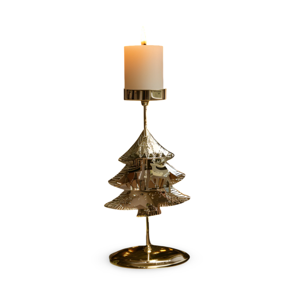 Traditional Gold Christmas Tree Ornament