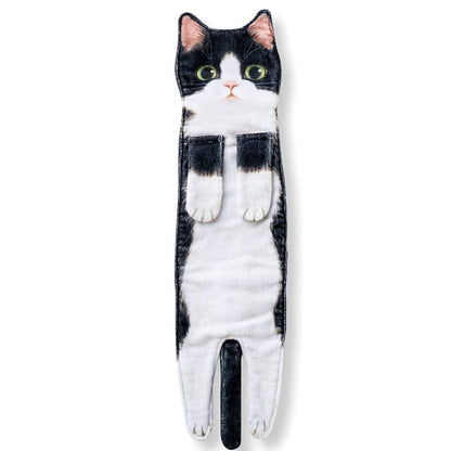 Adorable Kitty Beach Towel