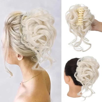 Halri | Easy Clip-in Bun for Curly Hair with Full Volume