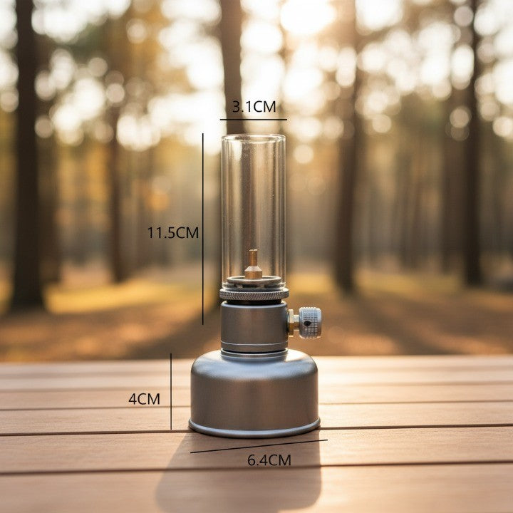 Compact Portable Gas Fire Table Light - Halri