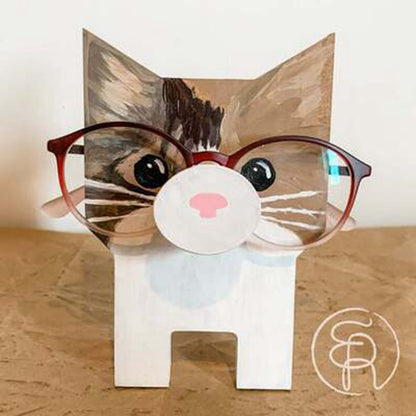 Fun Animal Wooden Eyeglass Holder