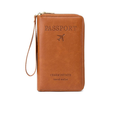 Travel RFID Blocking Leather Wallet - Halri