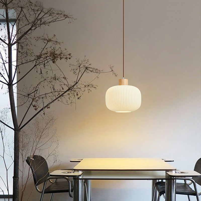 Rustic Wooden Pendant Light