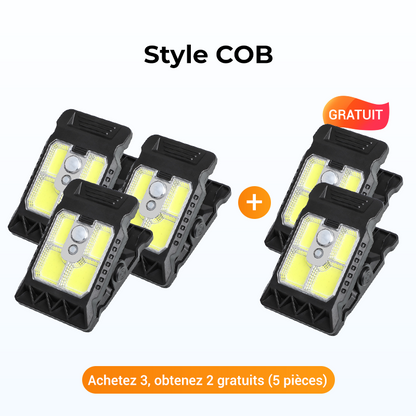 Bright Solar Powered Clamp Lamp