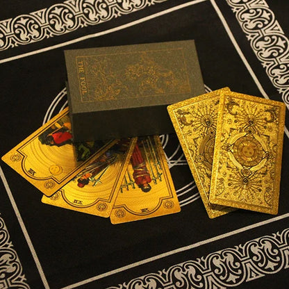Luxurious Gold Tarot Card Set - Halri