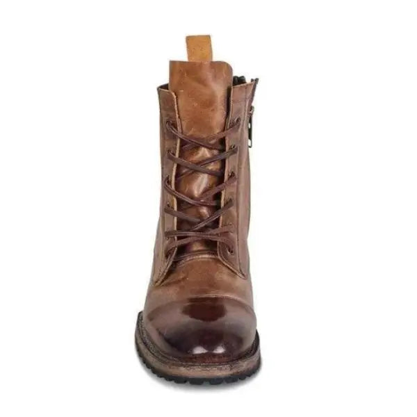 Classic Mens Boots with Grip Sole Retro Design