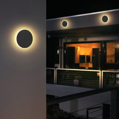 Slim Outdoor LED Wall Light Up Down Exterior Lamp