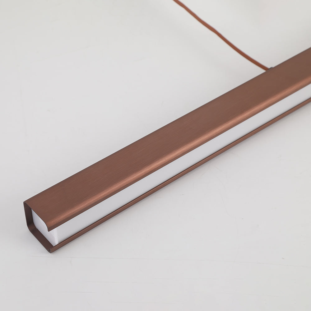 Simple Linear Pendant Light Modern Adjustable Ceiling Lamp