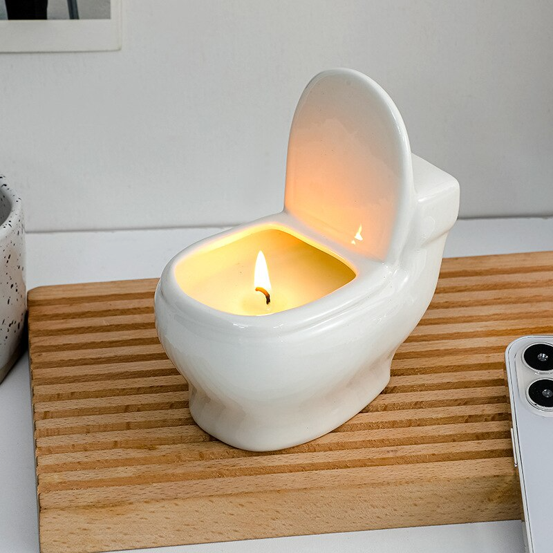 Funny Bathroom Scented Candle - Halri