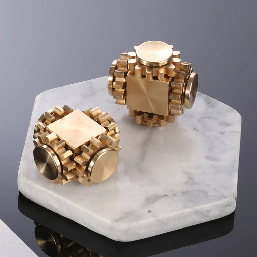 Stainless Steel Fidget Cube Spinner Toy - Halri
