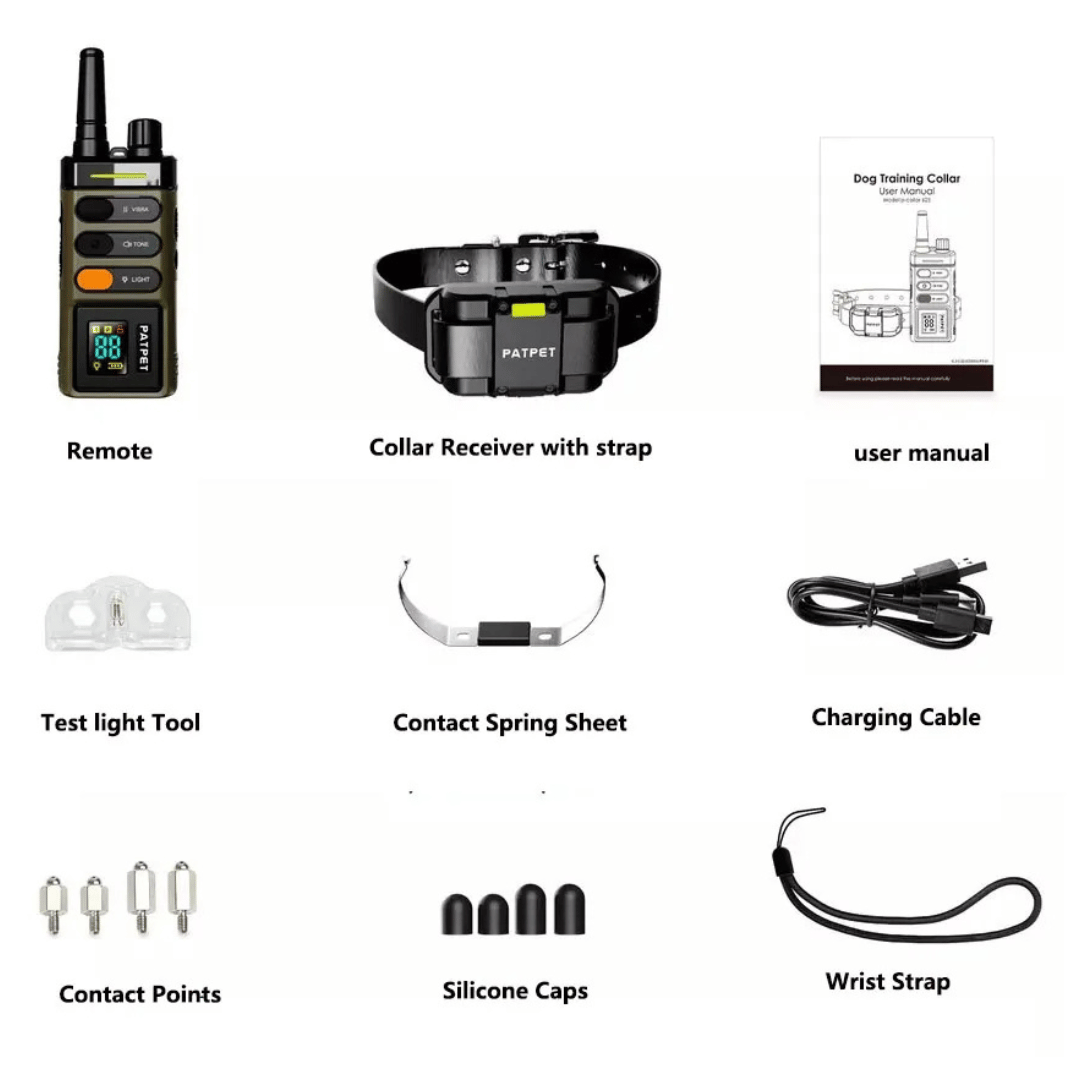 Long Range Remote Training Collar for Large Dogs