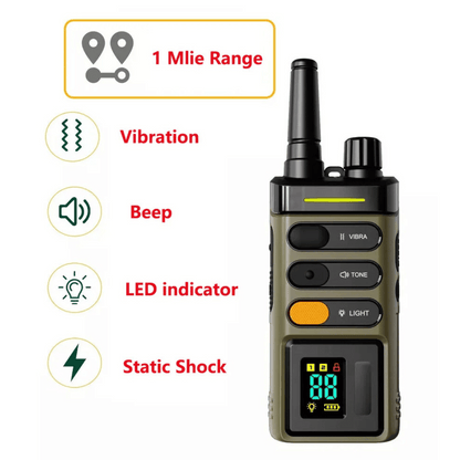 Long Range Remote Training Collar for Large Dogs