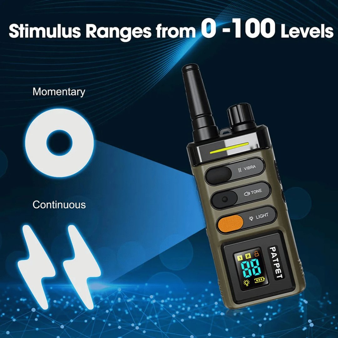 Long Range Remote Training Collar for Large Dogs