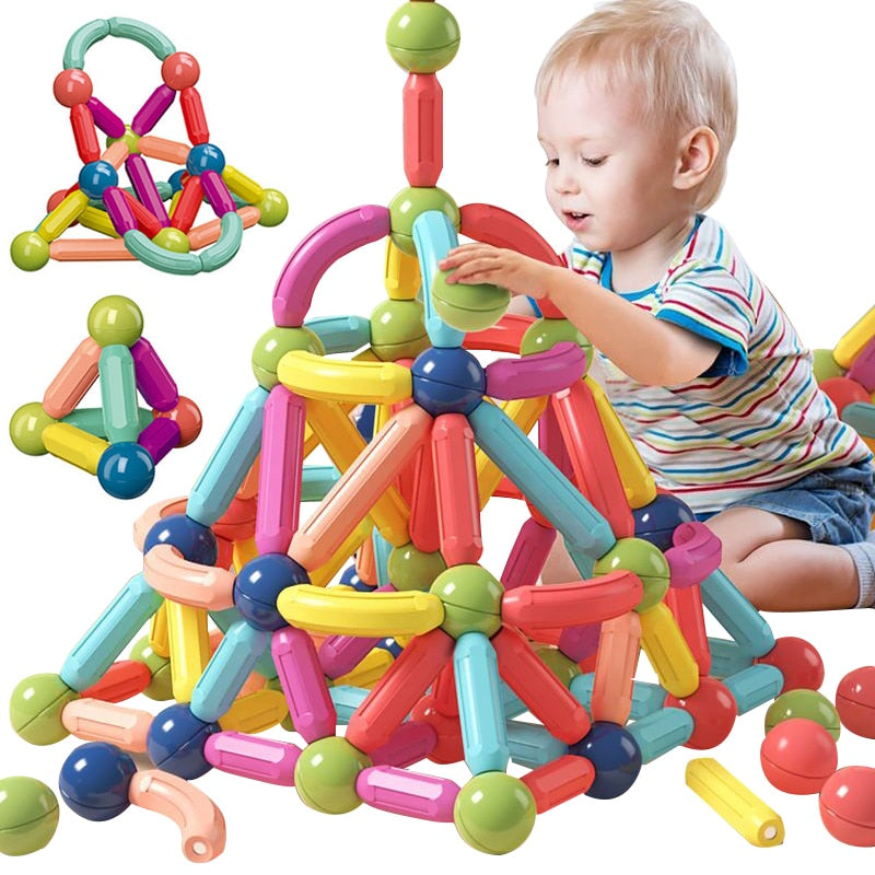 Strong Magnetic Construction Blocks