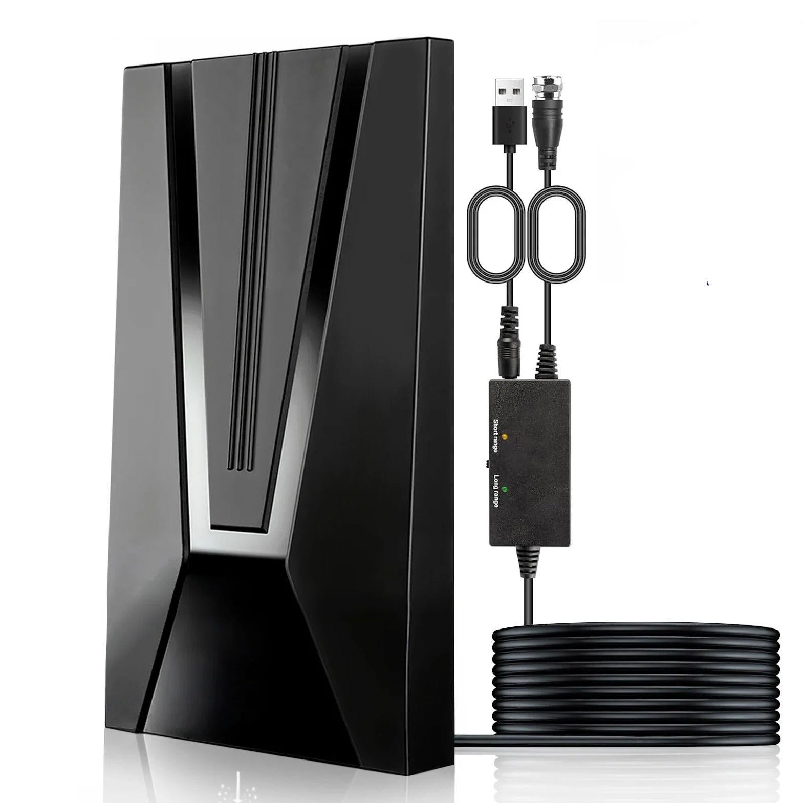 HD Indoor TV Antenna with Amplifier and Stand - Halri