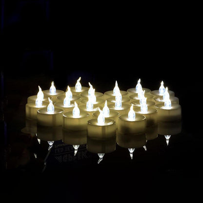 Bright White LED Tea Lights 100 Pack - Halri