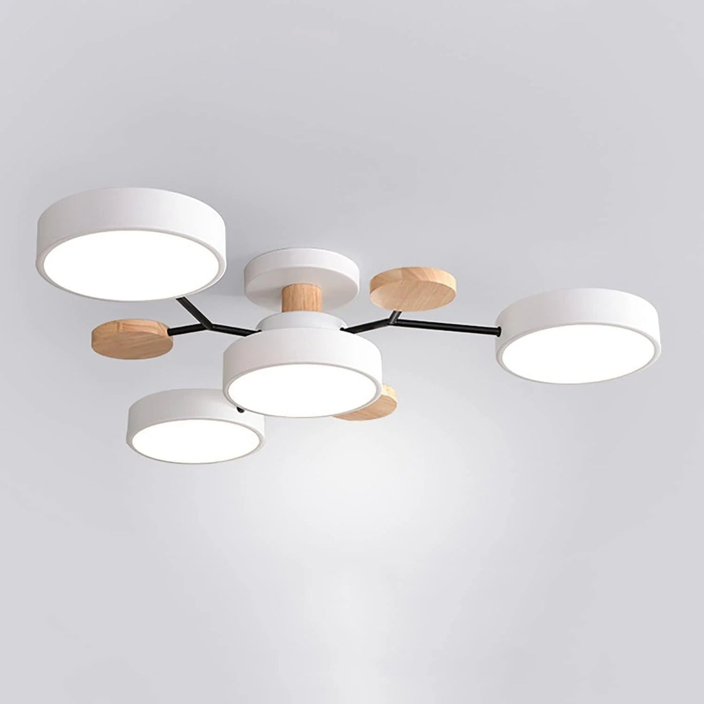 Stylish LED Ceiling Light Fixtures Bright White