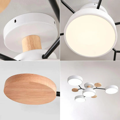 Stylish LED Ceiling Light Fixtures Bright White