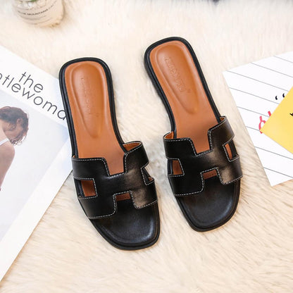 Contemporary Strap H Sandals