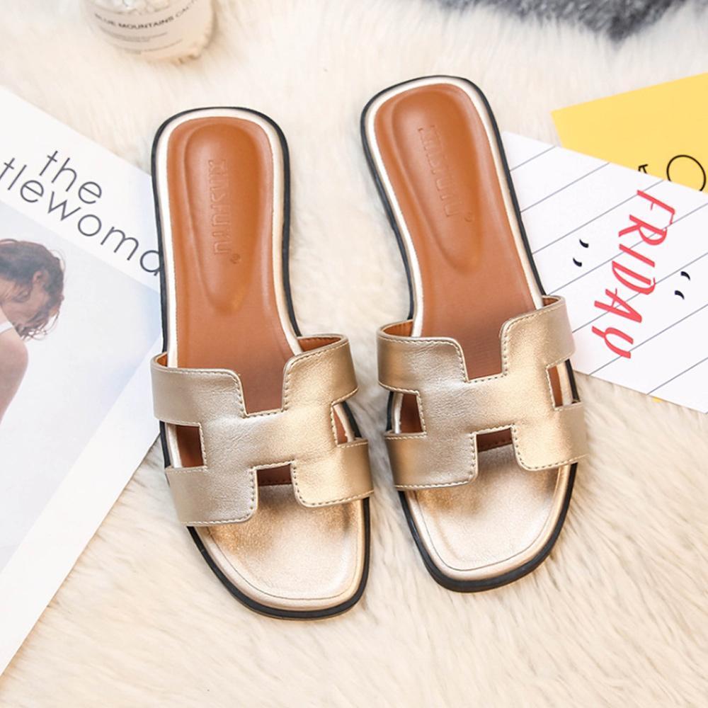 Contemporary Strap H Sandals