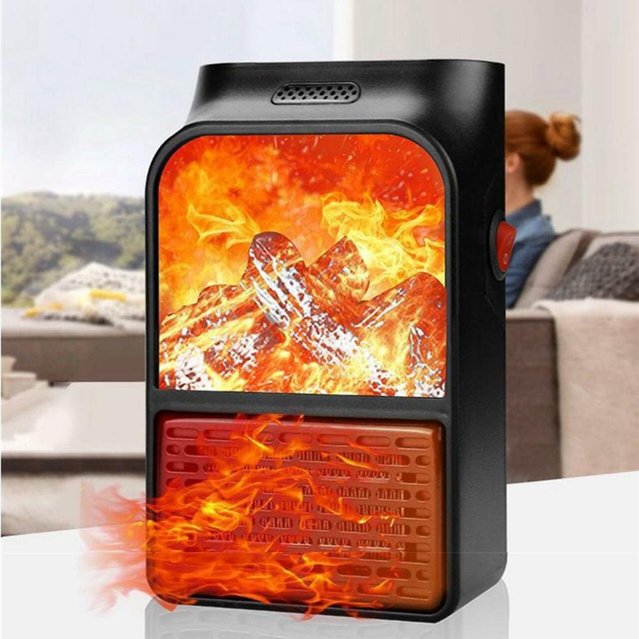 Compact Powerful Electric Space Heater for Home Use - Halri