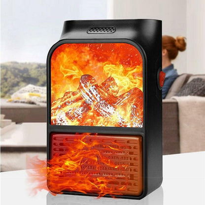 Compact Powerful Electric Space Heater for Home Use - Halri