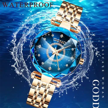 Ladies' Sparkling Silver Tone Wrist Watch