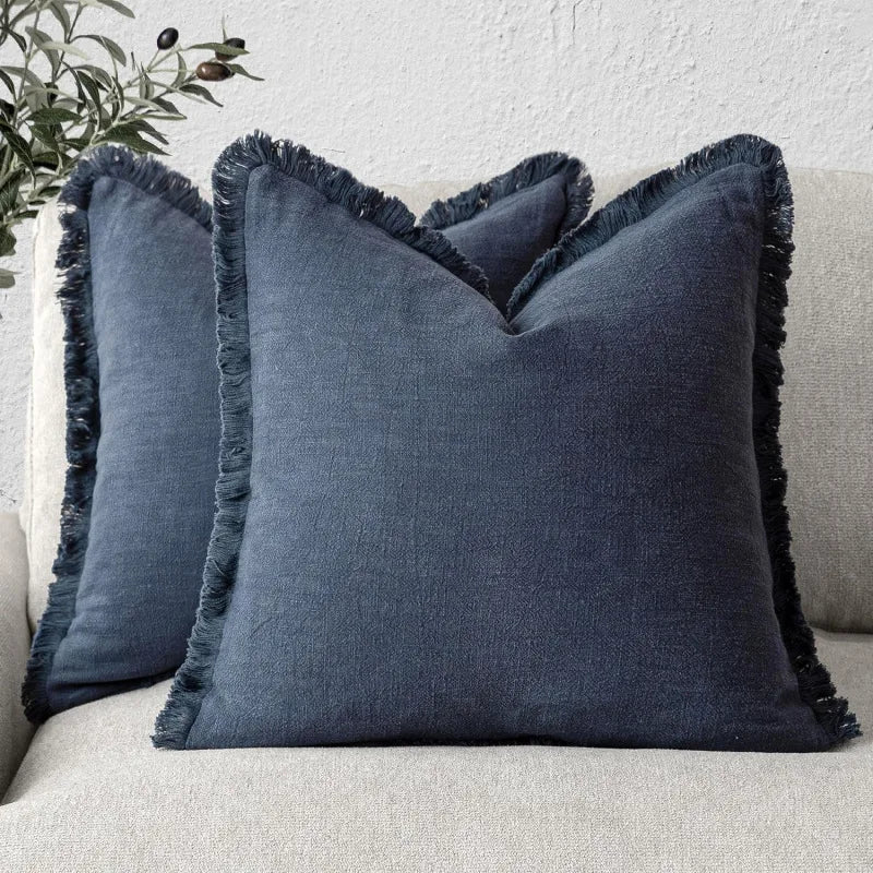 100% Cotton Decorative Cushion Covers – Modern Design, 45x45 cm, Versatile for Sofa and Bed, Machine Washable 8