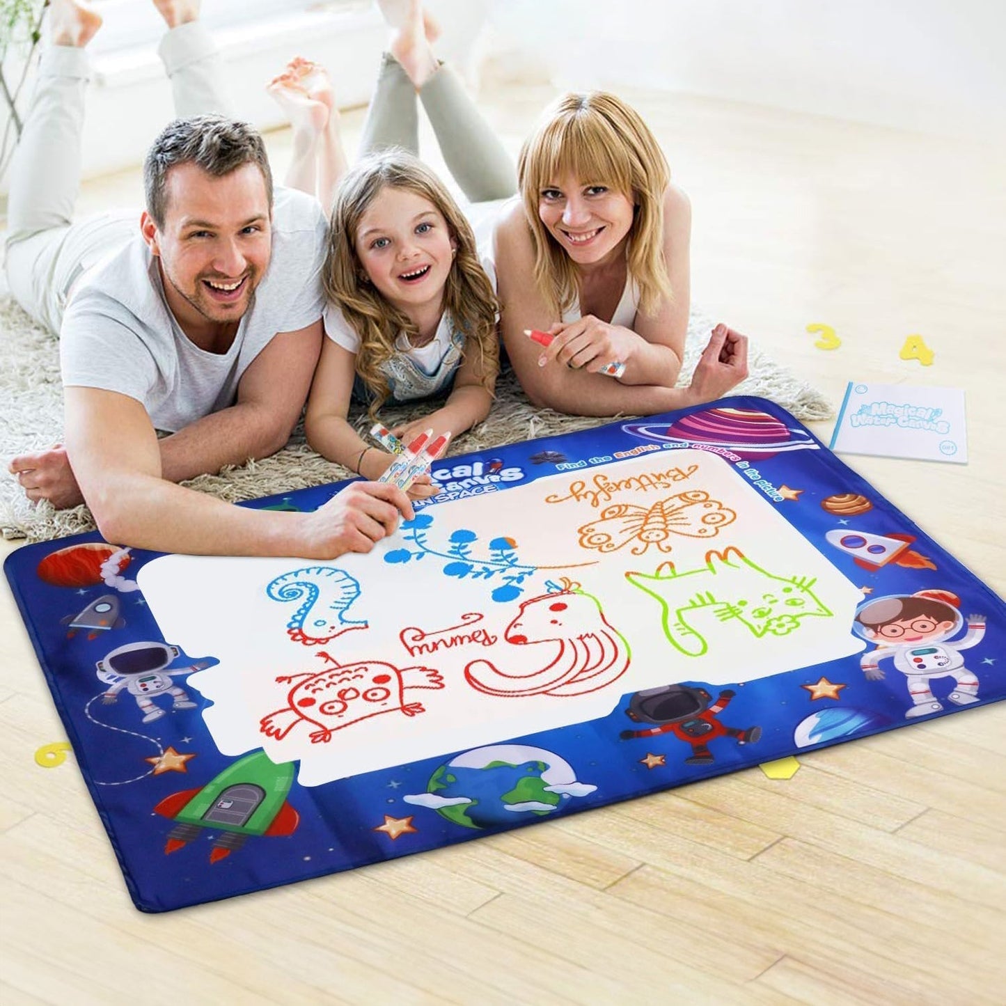 Big Kids Water Doodle Mat with Washable Pen - Halri