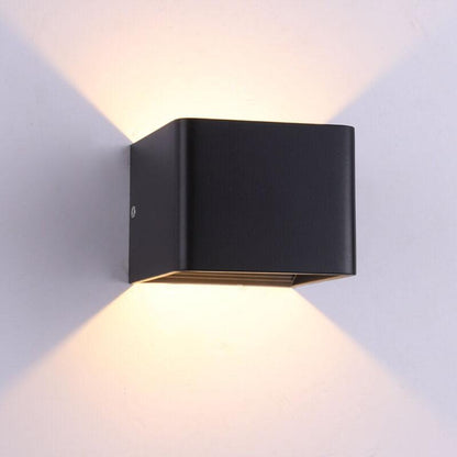 Compact Aluminum Square Wall Light