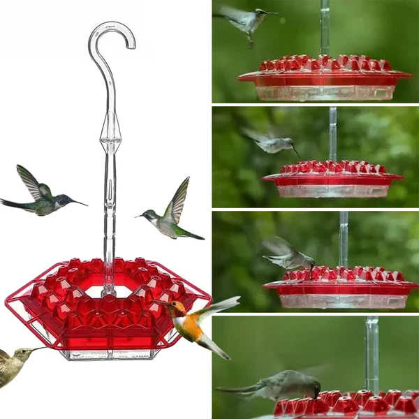 Easy Clean Bird Feeder with 30 Pest Proof Ports - Halri