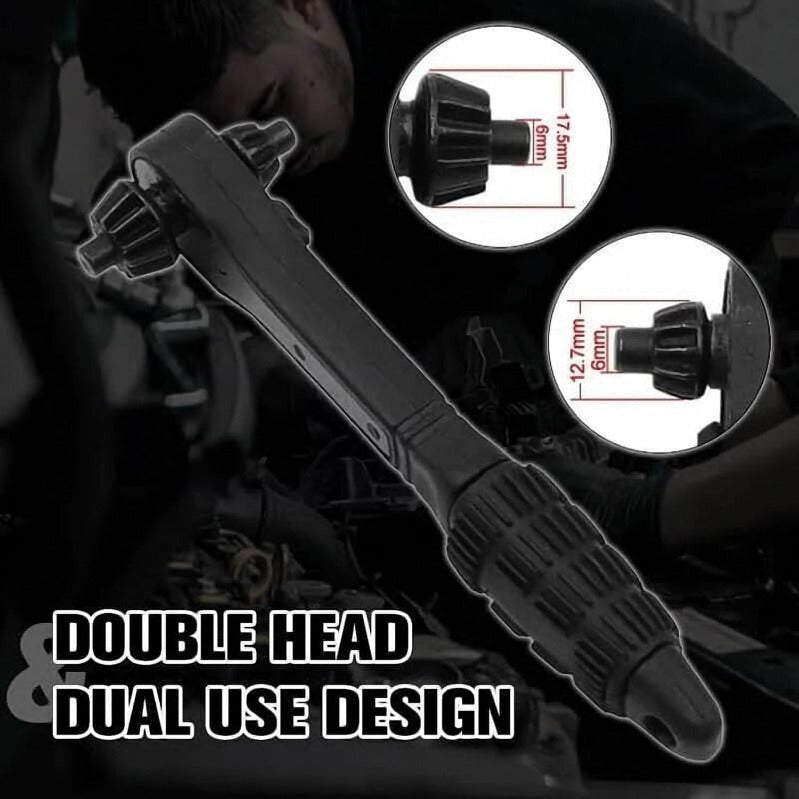 Versatile 4-in-1 Ratchet Drill Chuck Key Kit - Halri