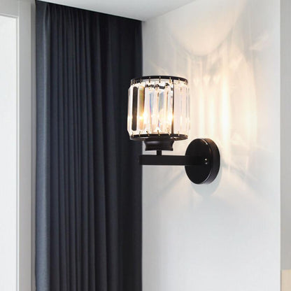Elegant Crystal LED Wall Light for Home Decor