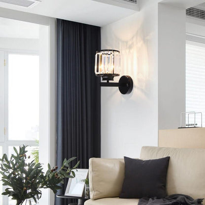 Elegant Crystal LED Wall Light for Home Decor - Halri