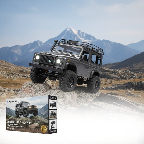 Fast 4WD RC Rock Crawler Truck 1:12 Scale - Halri