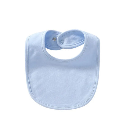 Comfortable Cotton Baby Bib with Easy Snap Closure