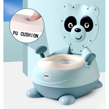 Cute Panda Potty Chair for Kids - Soft PU Seat