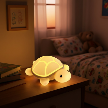 Fun Turtle Color Changing Nightlight for Kids Room - Halri