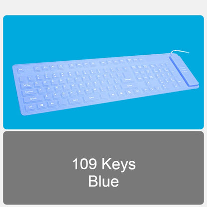 Portable USB Silent Flexible Keyboard