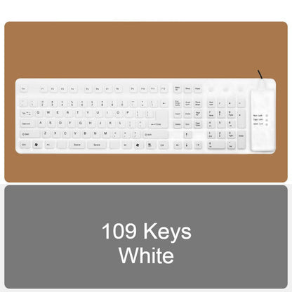 Portable USB Silent Flexible Keyboard